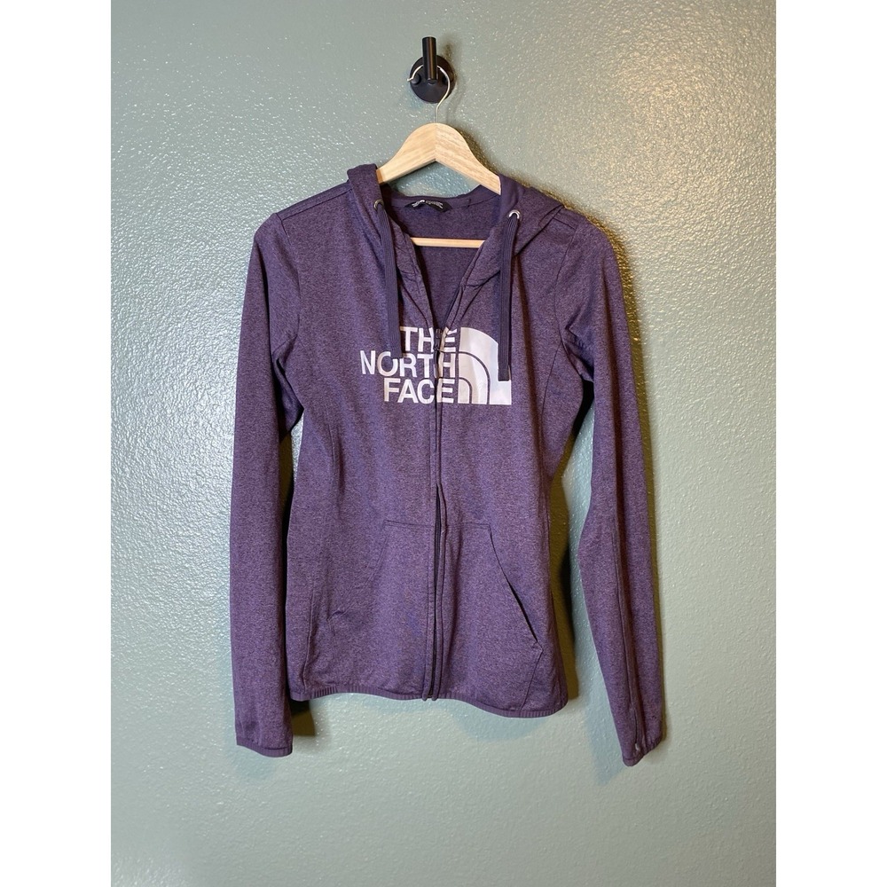 The North‎ Face Fave Purple Full Zipper Women's Hooded Jacket Size Small